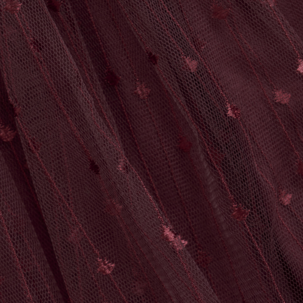 Makenzie Merlot Tulle Skirt - Little Kinfolk Boutique | Children's Clothing Regina, SK