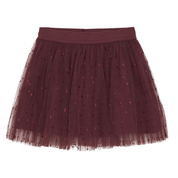 Makenzie Merlot Tulle Skirt - Little Kinfolk Boutique | Children's Clothing Regina, SK