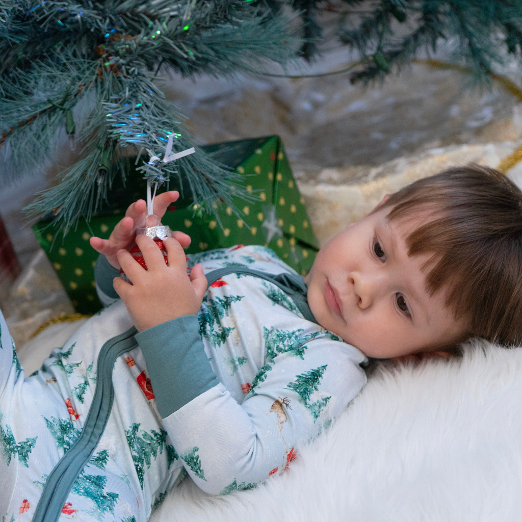 Sleigh Ride Bamboo Sleeper - Little Kinfolk Boutique | Children's Clothing Regina, SK