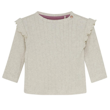 Thornwood Ruffle Long Sleeve Tee - Little Kinfolk Boutique | Children's Clothing Regina, SK