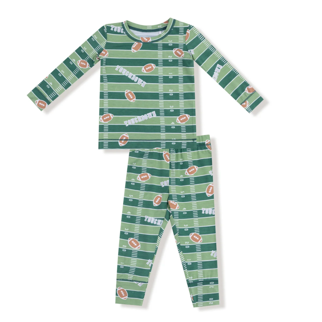 Football Field PJ Set - Little Kinfolk Boutique | Children's Clothing Regina, SK