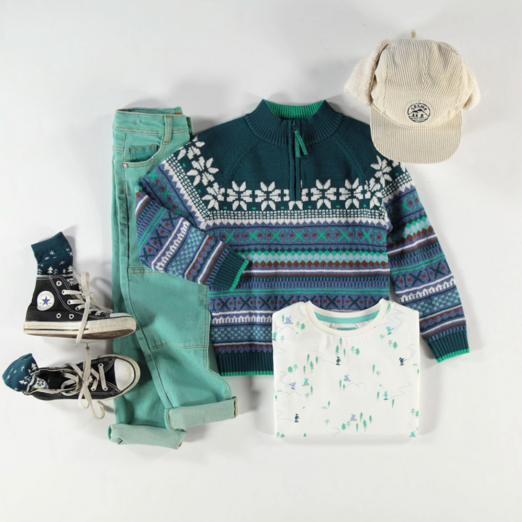Walter Winter Long Sleeve Ski Tee - Little Kinfolk Boutique | Children's Clothing Regina, SK