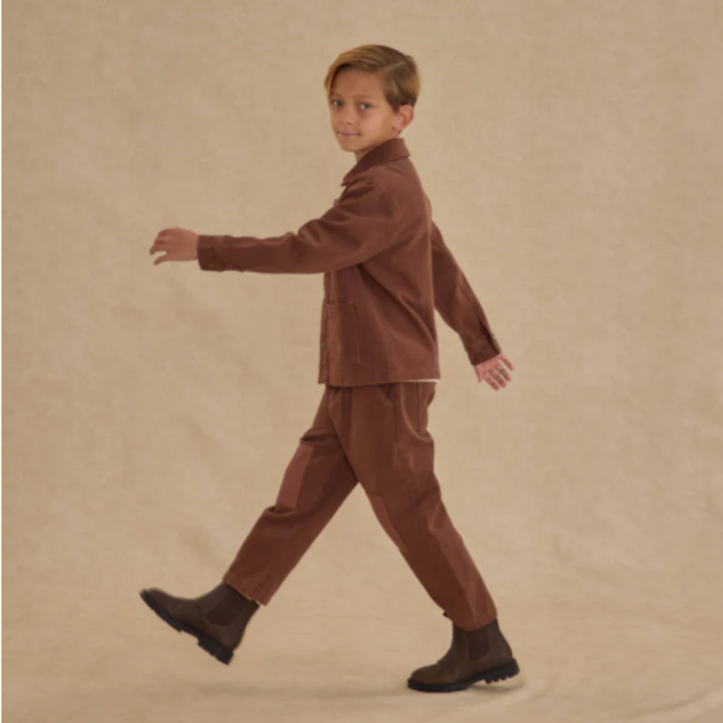 Marcus Denim Brown Jacket PRE-SALE - Little Kinfolk Boutique | Children's Clothing Regina, SK