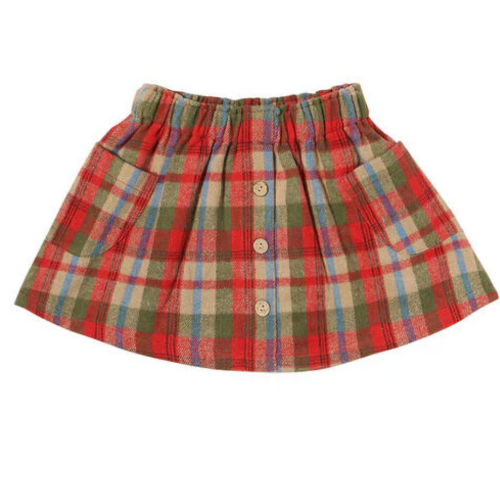 Jaycee Plaid Skirt - Little Kinfolk Boutique | Children's Clothing Regina, SK