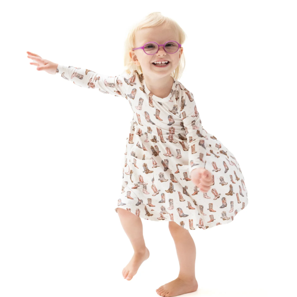 Future Cowgirl Twirl Dress - Little Kinfolk Boutique | Children's Clothing Regina, SK