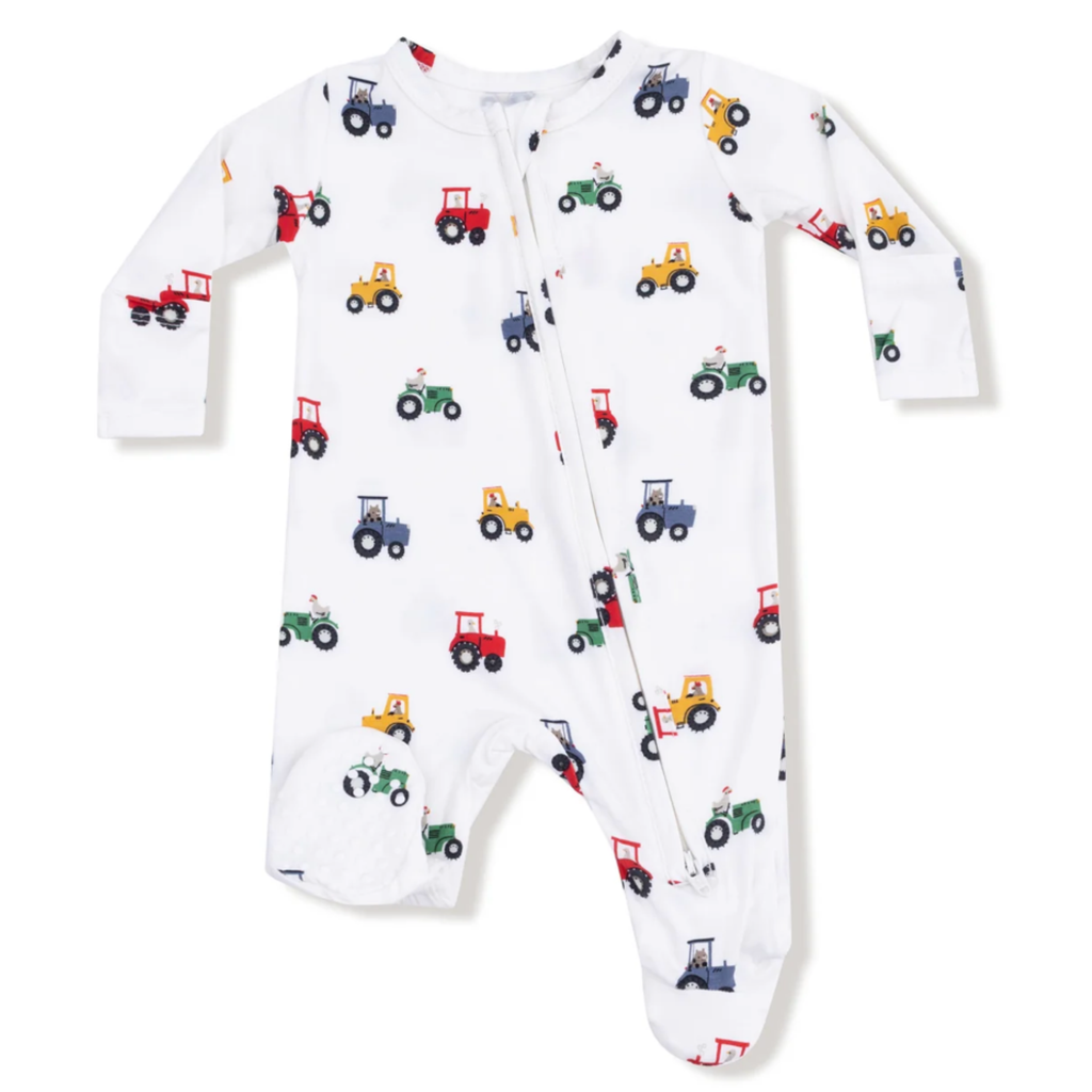 Mini Tractors Footed & Footless Sleeper - Little Kinfolk Boutique | Children's Clothing Regina, SK
