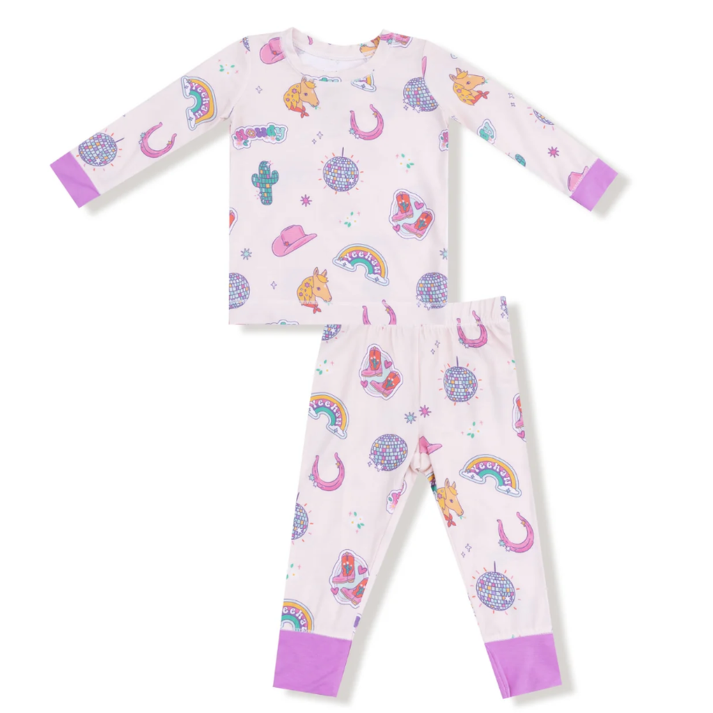 Disco Cowgirl PJ Set - Little Kinfolk Boutique | Children's Clothing Regina, SK