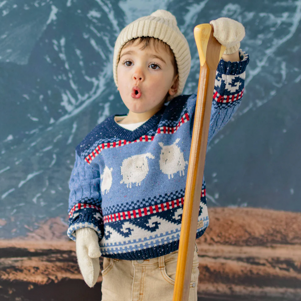 Christophe Nordic Knit Sweater - Little Kinfolk Boutique | Children's Clothing Regina, SK