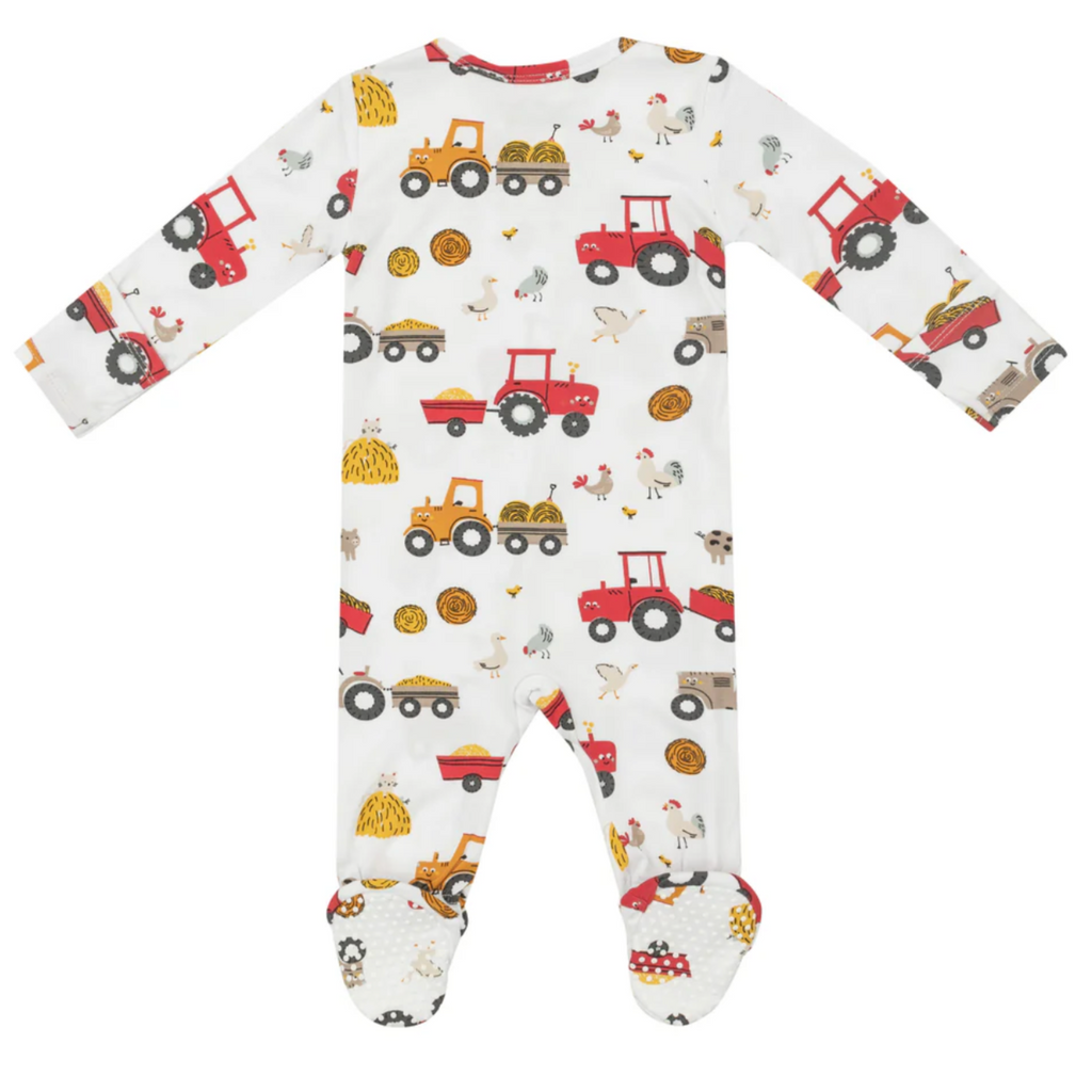 Happy Tractors Sleeper - Little Kinfolk Boutique | Children's Clothing Regina, SK