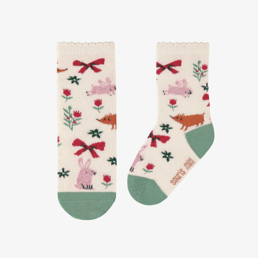 Megs Holiday Wonderland Socks - Little Kinfolk Boutique | Children's Clothing Regina, SK