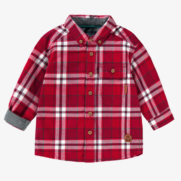 Sawyer Holiday Plaid Shirt - Little Kinfolk Boutique | Children's Clothing Regina, SK
