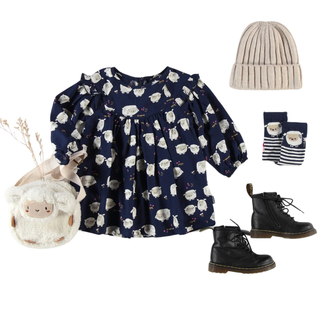 Lily Lamb Dress - Little Kinfolk Boutique | Children's Clothing Regina, SK