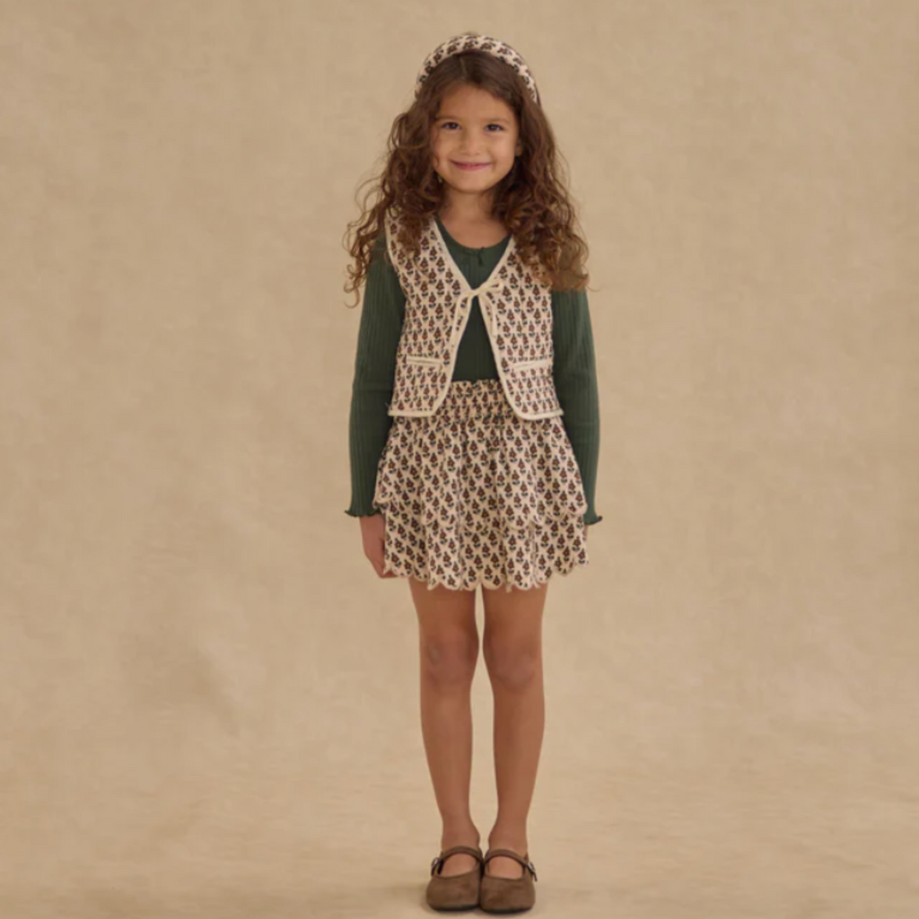 Rose Harvest Floral Skirt PRE-SALE - Little Kinfolk Boutique | Children's Clothing Regina, SK