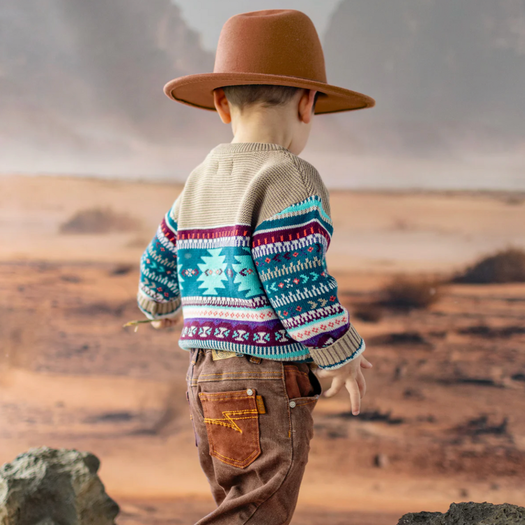 Willis Burgundy Stretch Denim - Little Kinfolk Boutique | Children's Clothing Regina, SK