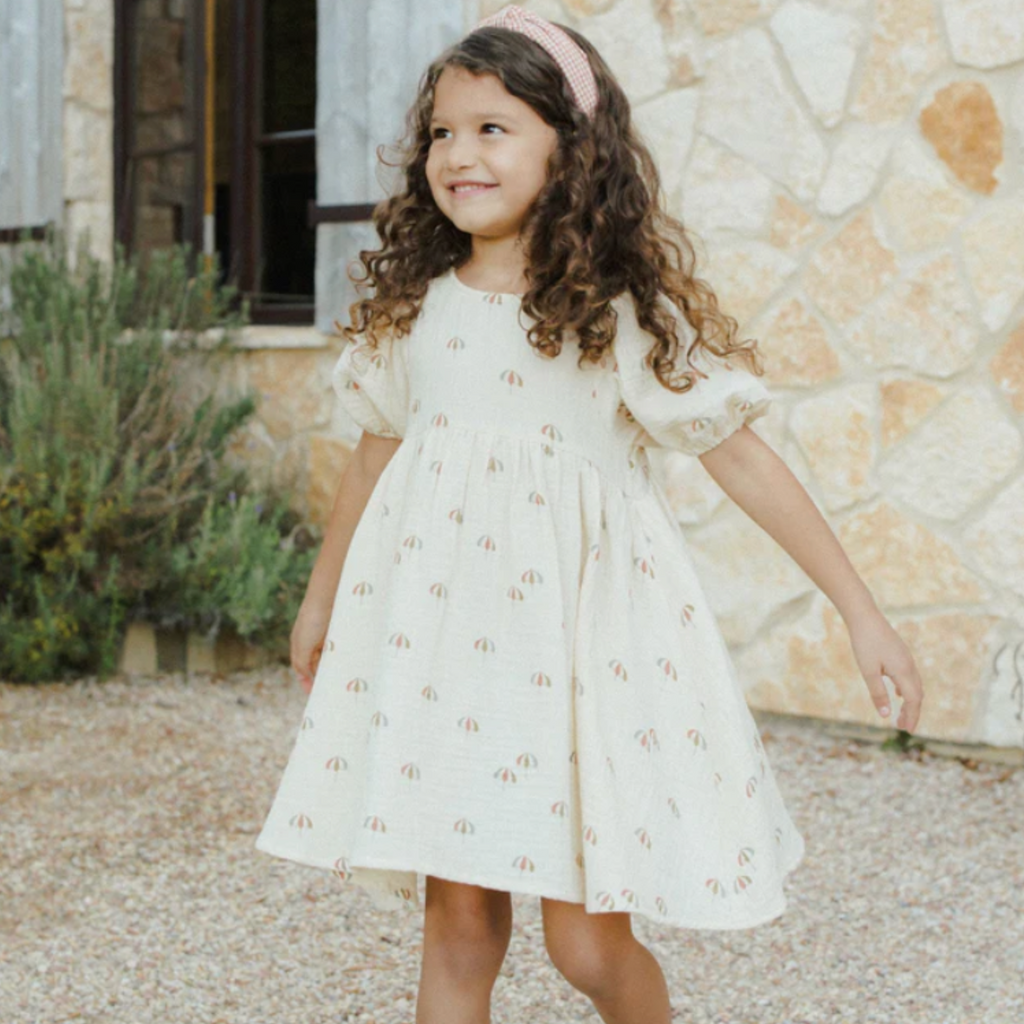 Umbrellas Marley Dress - Little Kinfolk Boutique | Children's Clothing Regina, SK