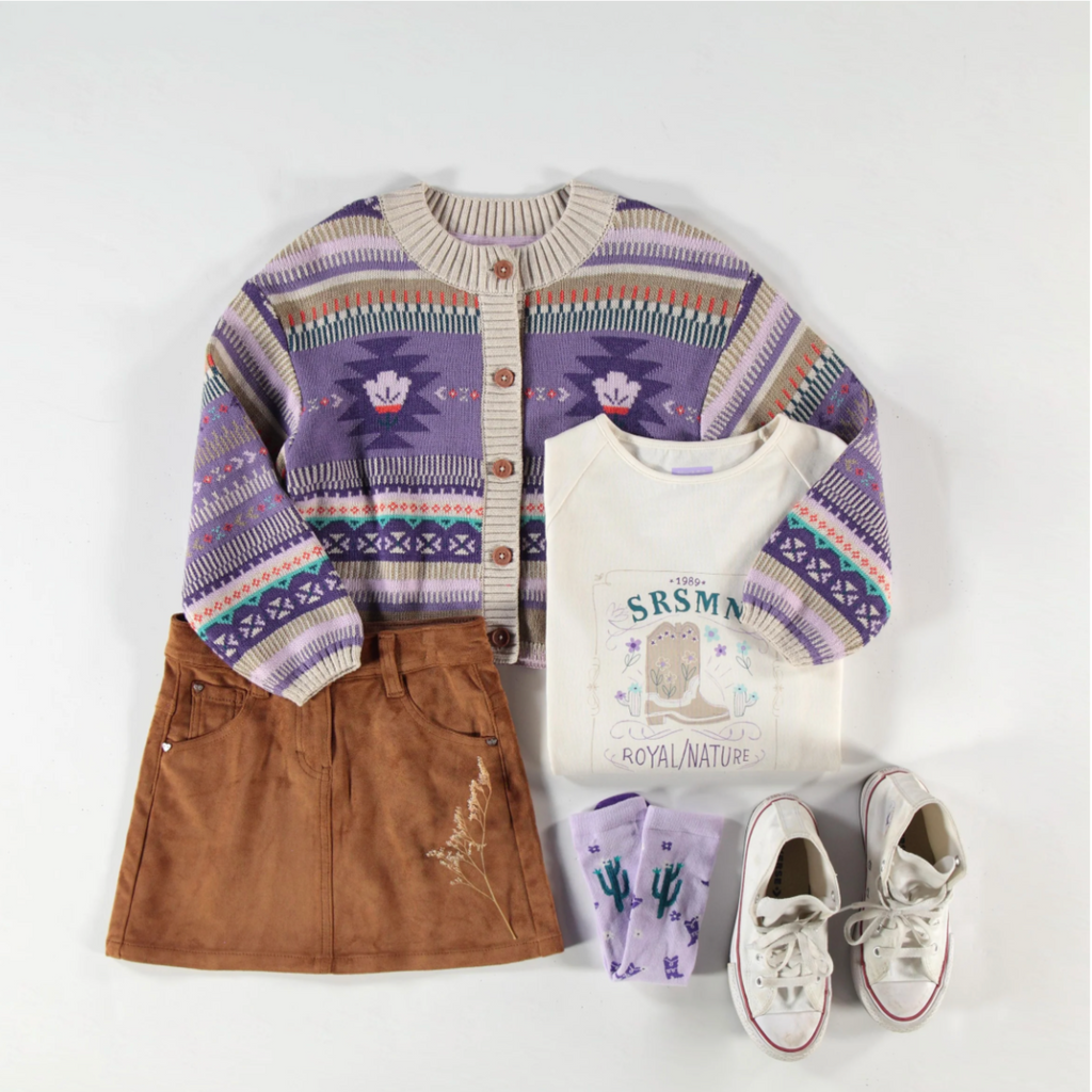 Swayze Suede Skirt - Little Kinfolk Boutique | Children's Clothing Regina, SK