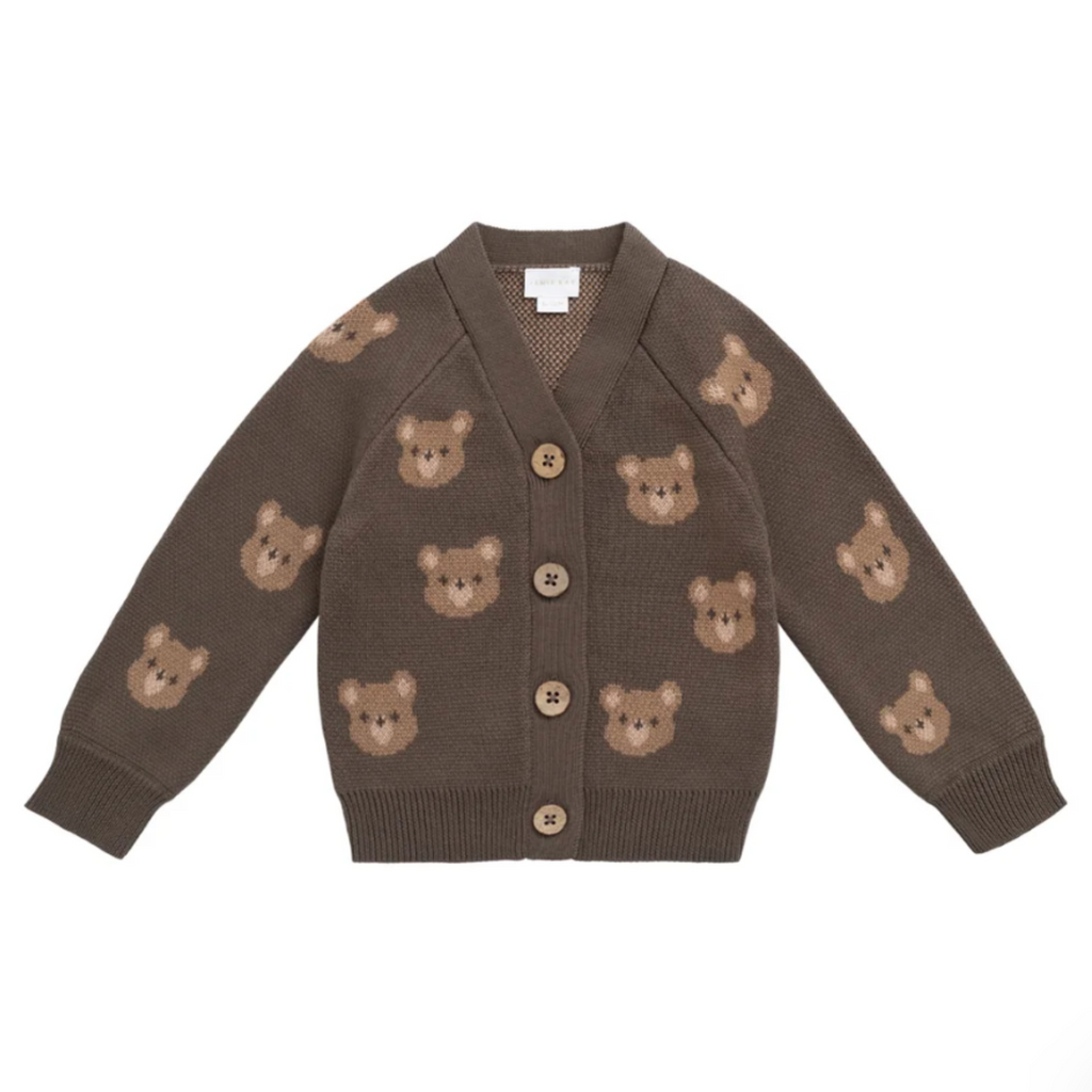 Samuel Bobbie Bear Cardigan - Little Kinfolk Boutique | Children's Clothing Regina, SK