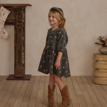 Freya Forest Floral Dress - Little Kinfolk Boutique | Children's Clothing Regina, SK