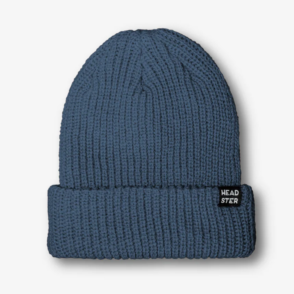 Slate Blue Minimal Beanie - Little Kinfolk Boutique | Children's Clothing Regina, SK