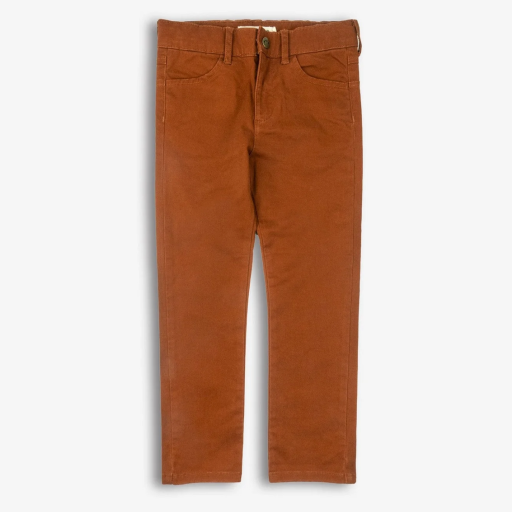 Terracotta Twill Pants - Little Kinfolk Boutique | Children's Clothing Regina, SK