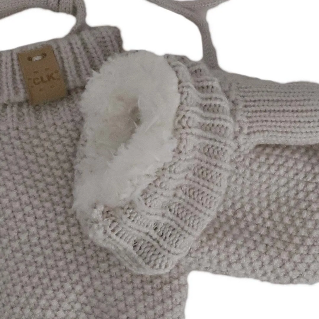 Knit Winter Corded Knit Mittens with Sherpa Lining - Little Kinfolk Boutique | Children's Clothing Regina, SK