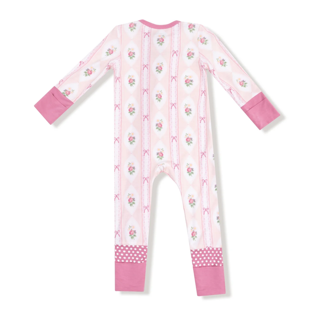 Ogee Lace Floral Footie Ruffle Sleeper - Little Kinfolk Boutique | Children's Clothing Regina, SK