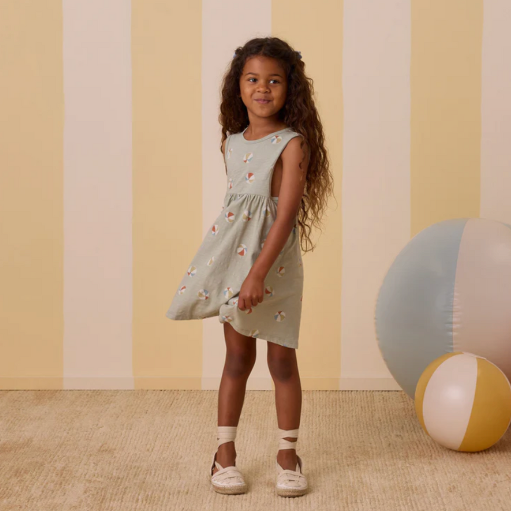 Layla Beach Balls Dress - Little Kinfolk Boutique | Children's Clothing Regina, SK