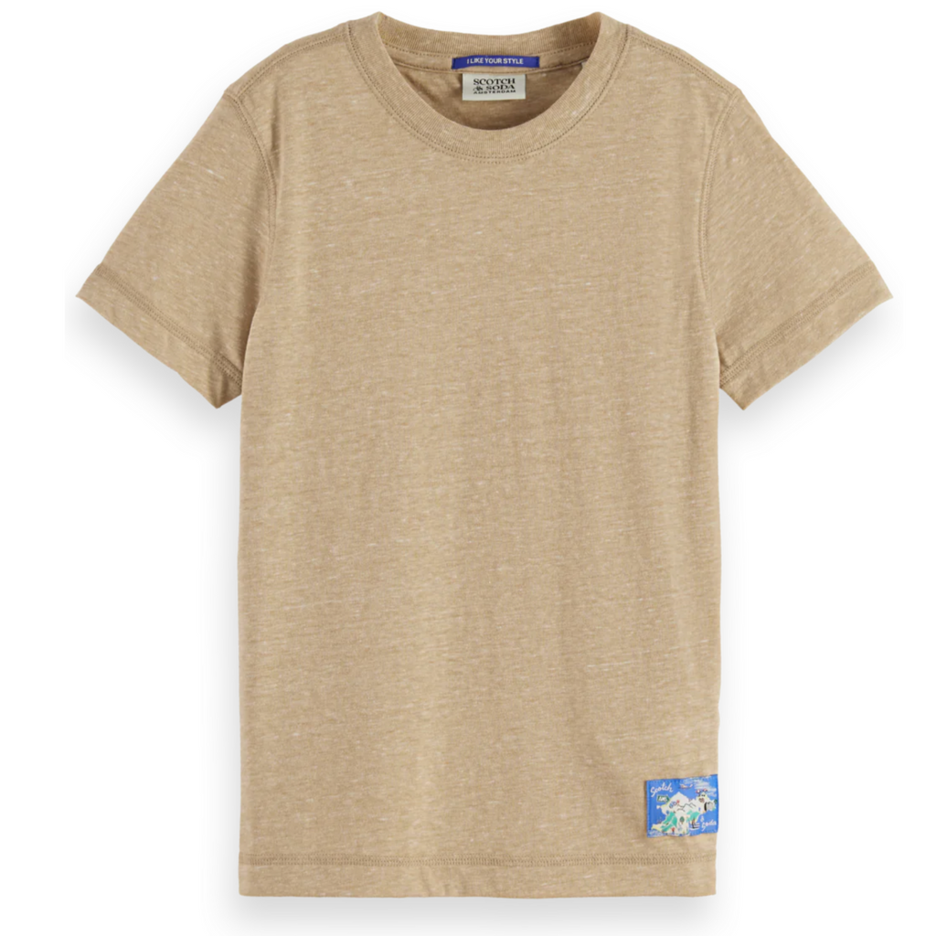 Scotch & Soda Billy Beige Tee - Little Kinfolk Boutique | Children's Clothing Regina, SK