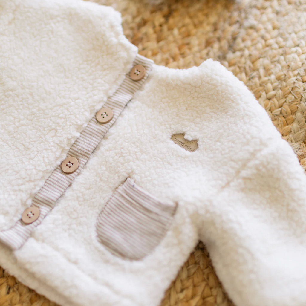 Emma Sherpa BabyJacket - Little Kinfolk Boutique | Children's Clothing Regina, SK