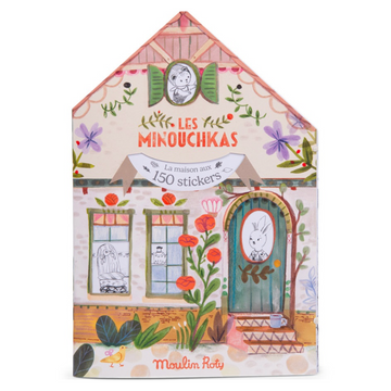 Les Minouchkas Colouring Book with Stickers - Little Kinfolk Boutique | Children's Clothing Regina, SK