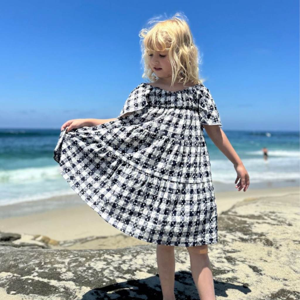 Sierra Checkered Dress - Little Kinfolk Boutique | Children's Clothing Regina, SK