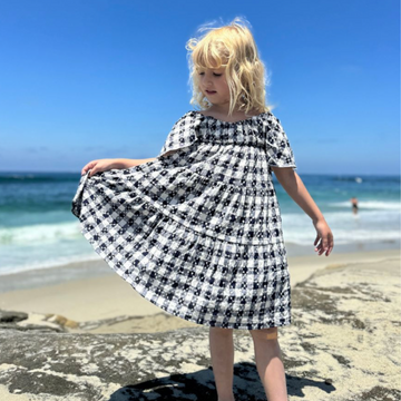 Sierra Checkered Dress - Little Kinfolk Boutique | Children's Clothing Regina, SK