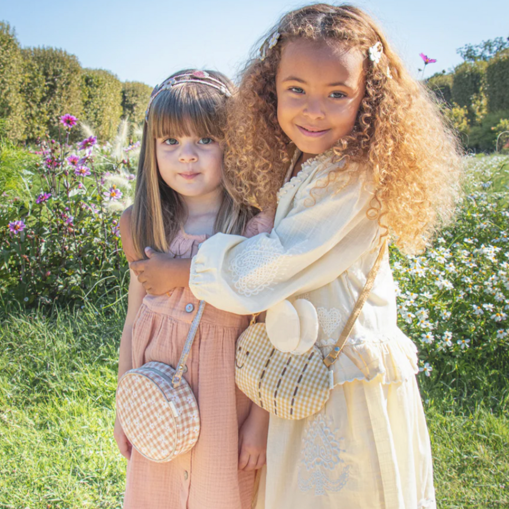 Daisy Gingham Round Bag - Little Kinfolk Boutique | Children's Clothing Regina, SK