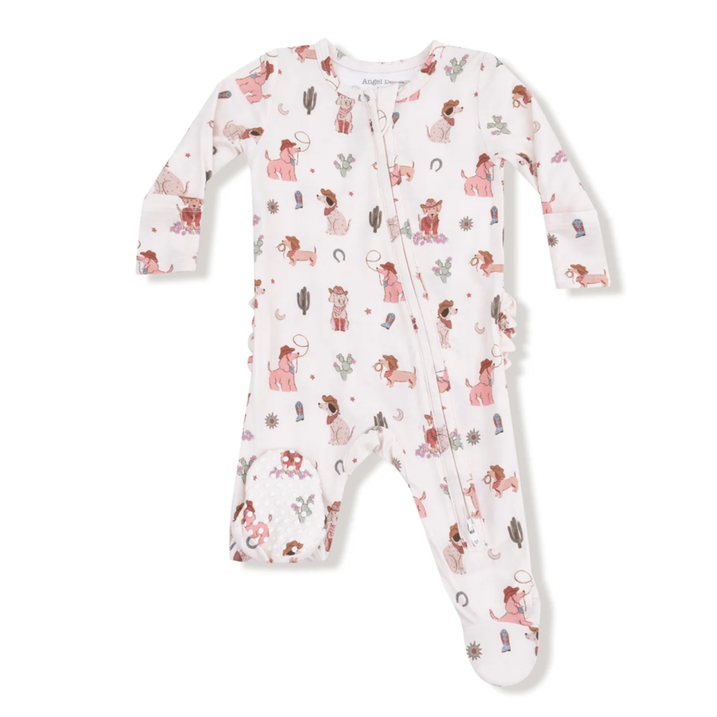Cowboy & Cowgirl Dogs Sleepers - Little Kinfolk Boutique | Children's Clothing Regina, SK