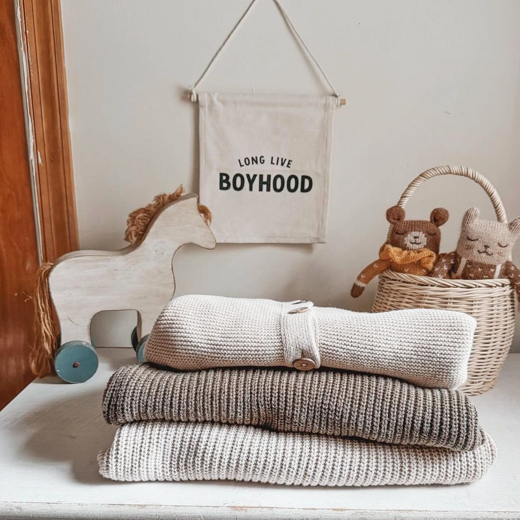 Long Live Boyhood Canvas Banner - Little Kinfolk Boutique | Children's Clothing Regina, SK