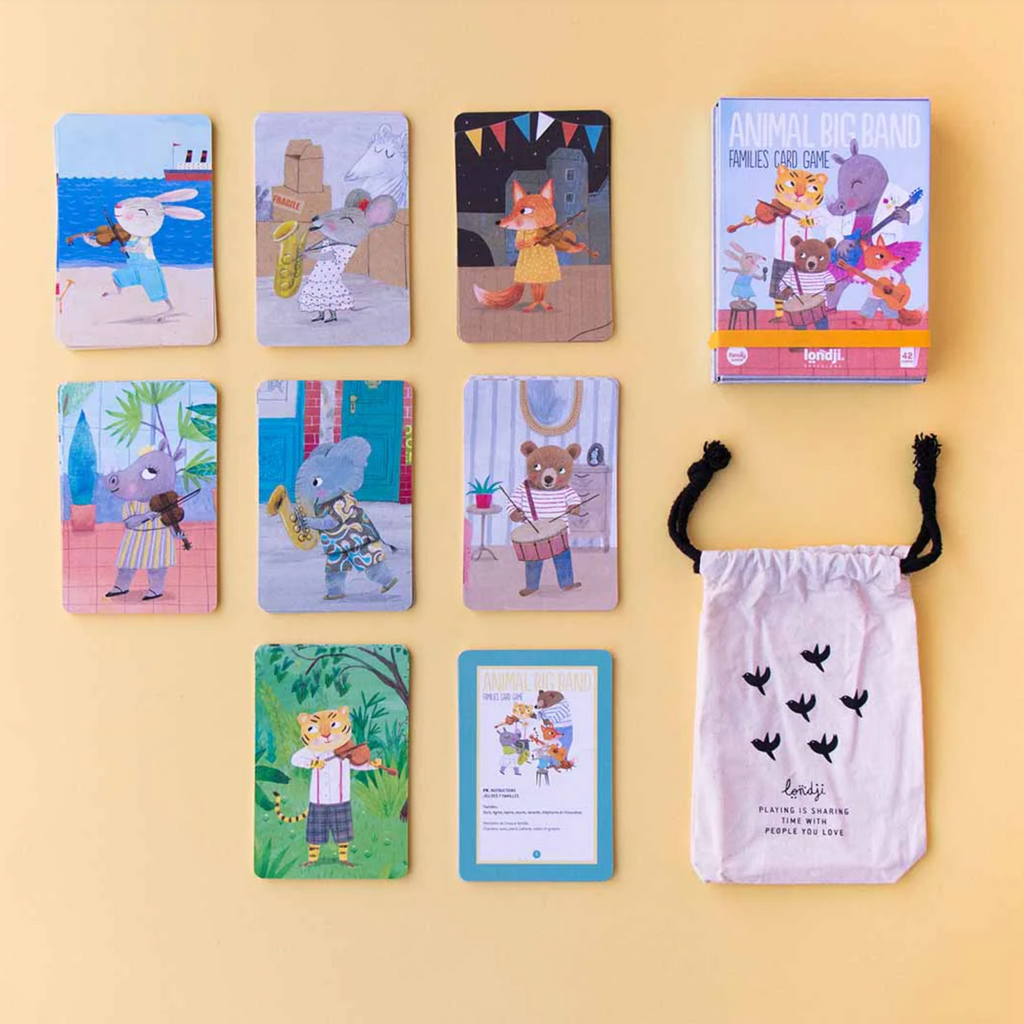 Animals Big Band Cards By London - Little Kinfolk Boutique | Children's Clothing Regina, SK