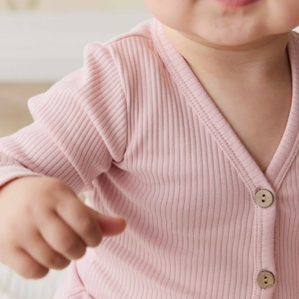 Trinket Organic Cotton Modal Cardigan PRESALE - Little Kinfolk Boutique | Children's Clothing Regina, SK