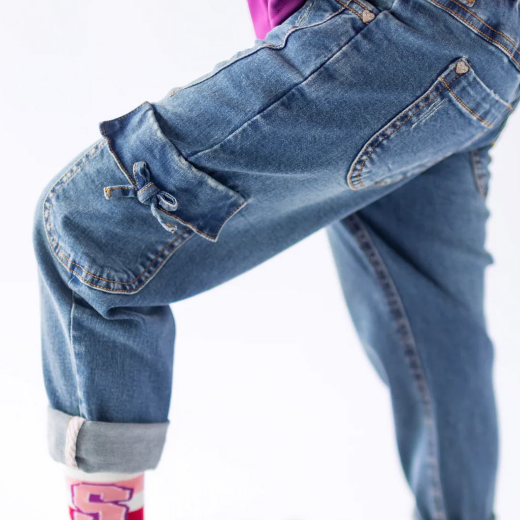 Monica Stretch Dark Denim - Little Kinfolk Boutique | Children's Clothing Regina, SK