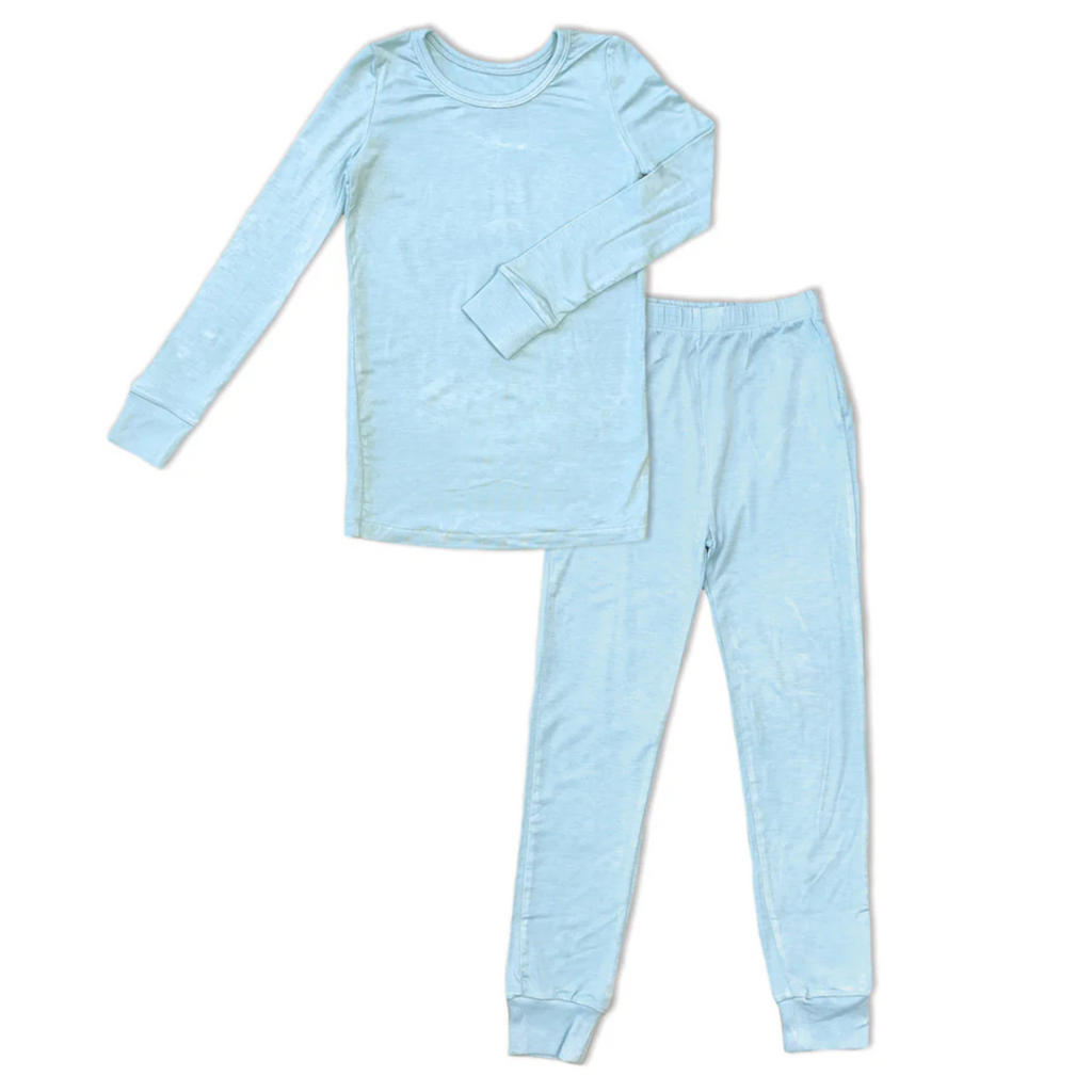 Sky Blue PJ Set - Little Kinfolk Boutique | Children's Clothing Regina, SK