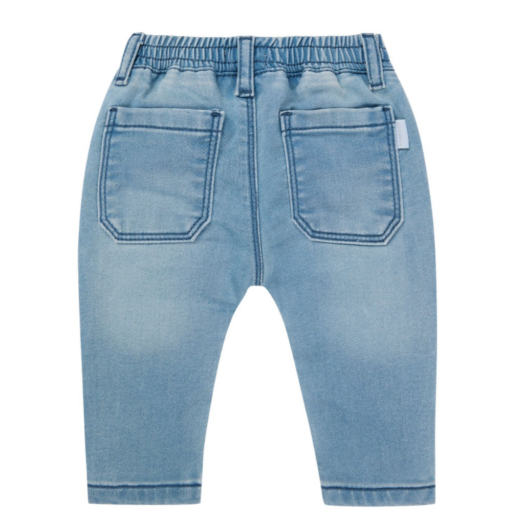 Oleggio Light Wash Stretch Denim - Little Kinfolk Boutique | Children's Clothing Regina, SK