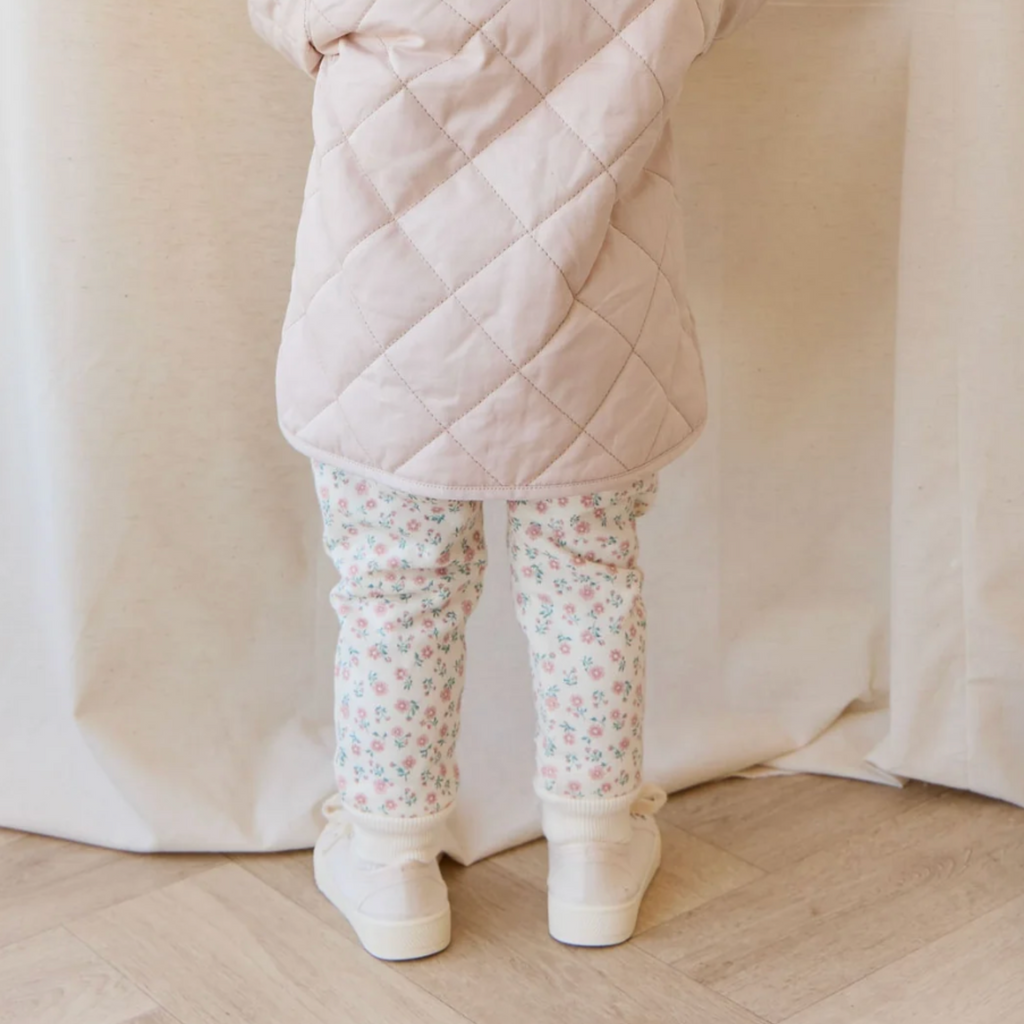Lilith Track Pant in Posey Garden Pink - Little Kinfolk Boutique | Children's Clothing Regina, SK