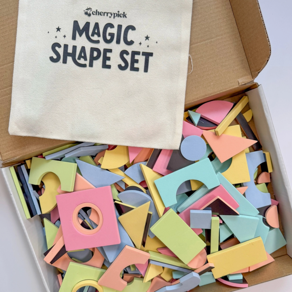 Magic Shape Set - Soft Foam Magnetic Shapes - Little Kinfolk Boutique | Children's Clothing Regina, SK