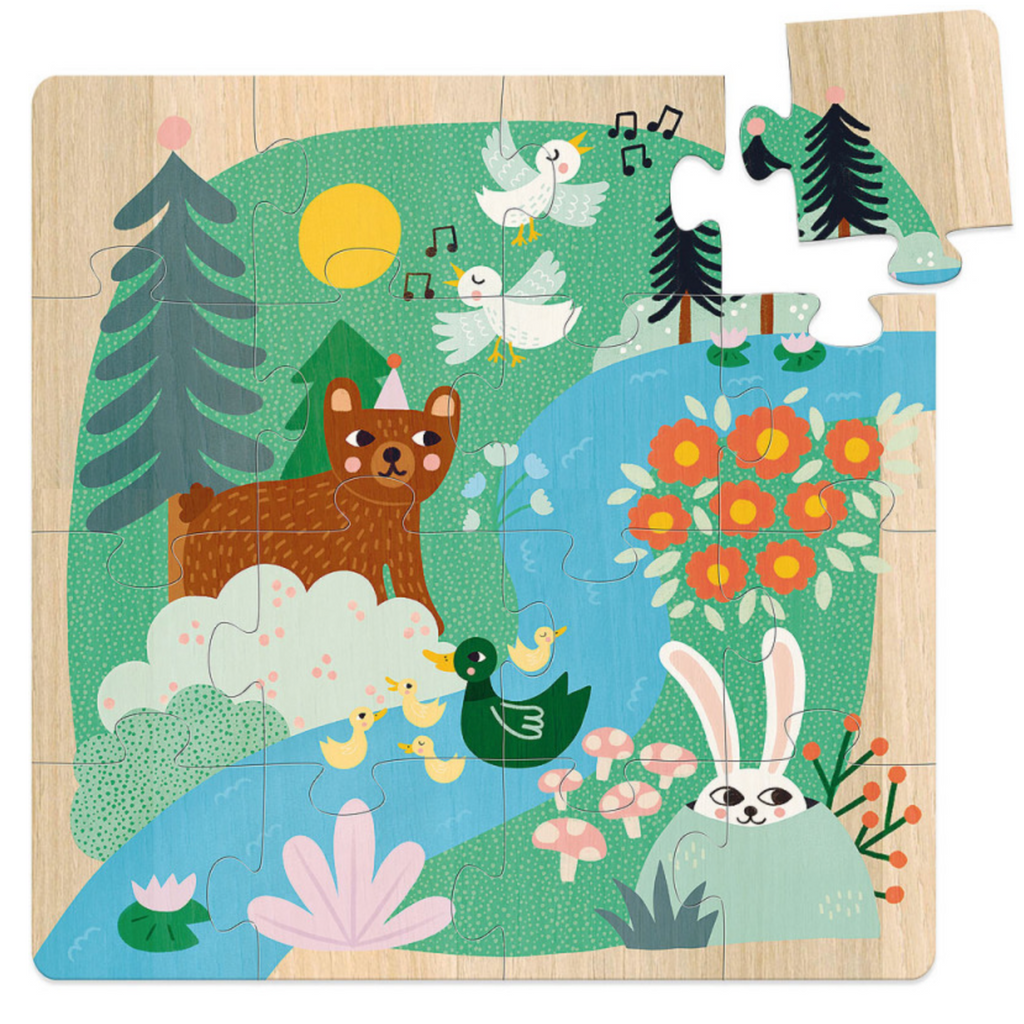 Animals of the World 3 x 16 piece Puzzles - Little Kinfolk Boutique | Children's Clothing Regina, SK