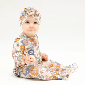 Brighton Floral Headwrap - Little Kinfolk Boutique | Children's Clothing Regina, SK