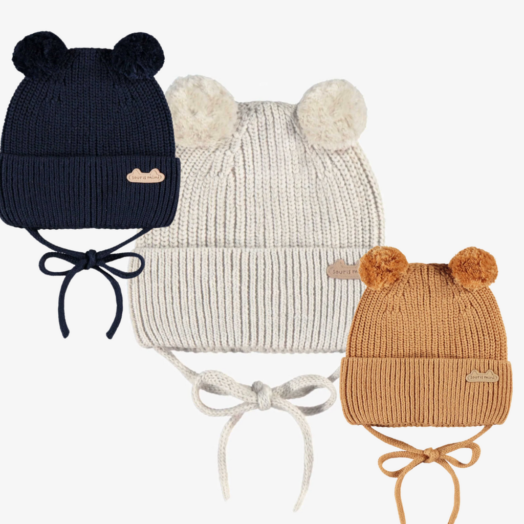 Jamison Knit Infant Toques (3 Colour ways) - Little Kinfolk Boutique | Children's Clothing Regina, SK