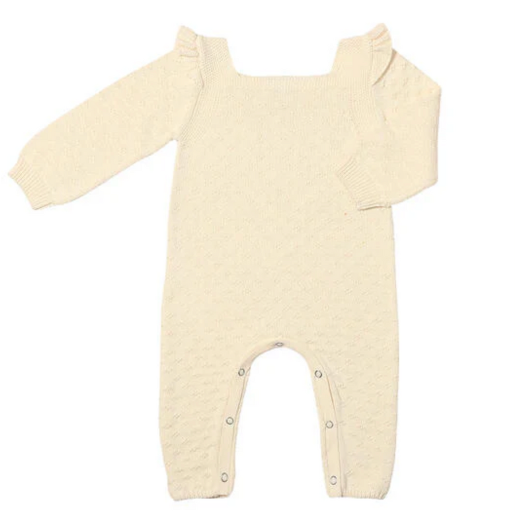 Marcie Knit Romper - Little Kinfolk Boutique | Children's Clothing Regina, SK