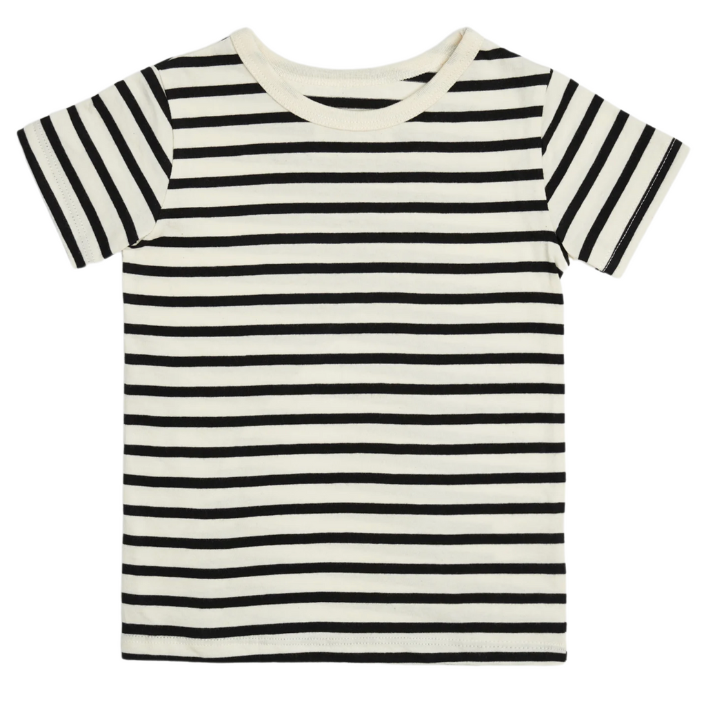 Mioche Dream Striped Organic SS Tee - Little Kinfolk Boutique | Children's Clothing Regina, SK