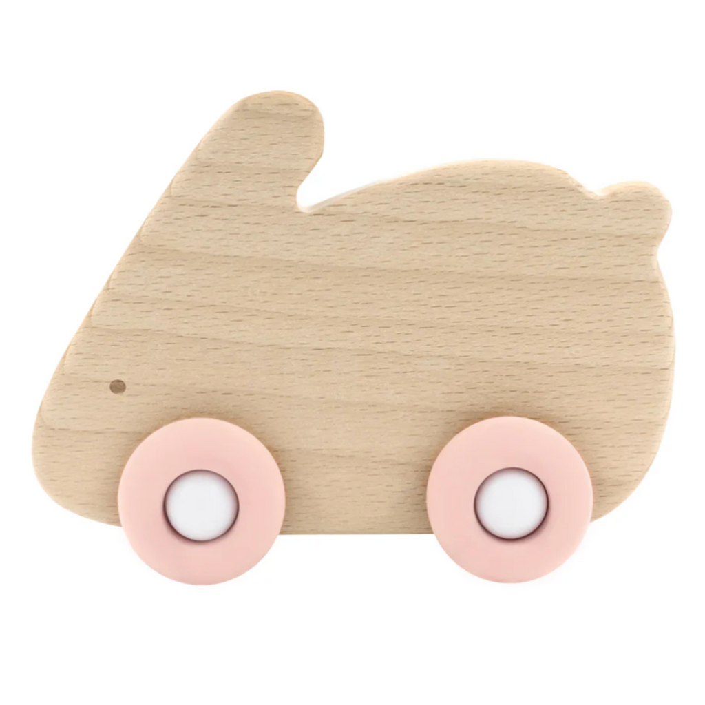 Push-Along Bunny Wooden Toy - Little Kinfolk Boutique | Children's Clothing Regina, SK