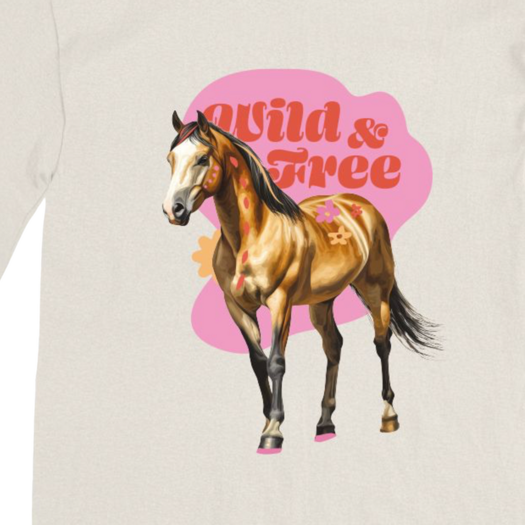 Headster Horse Parade Long Sleeve Tee - Little Kinfolk Boutique | Children's Clothing Regina, SK