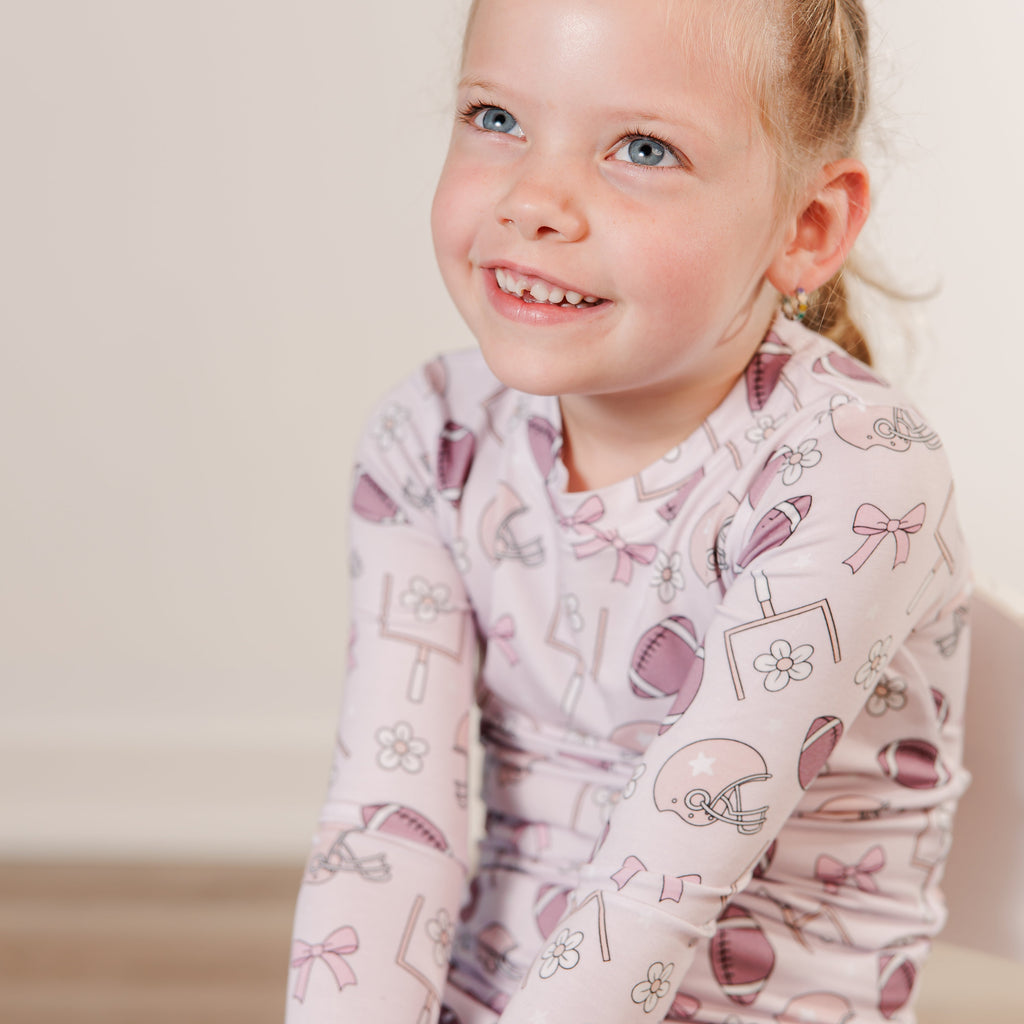 Touchdown Blitz Two Piece PJ Set - Little Kinfolk Boutique | Children's Clothing Regina, SK
